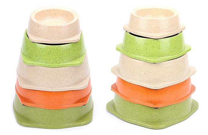 環境に優しい犬や猫の飼料用の竹ペットボウル 2