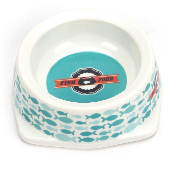 猫のためのアンチアリ ペットボウル 丸いプラスチック 水 食品 給食器 食器 給水器 0