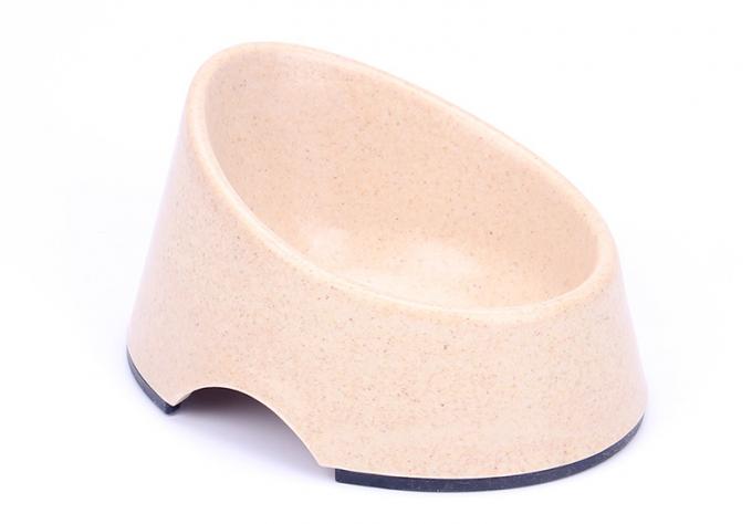 最安値 バンブー ネコ&犬 ペット 飼料 ボウル 2