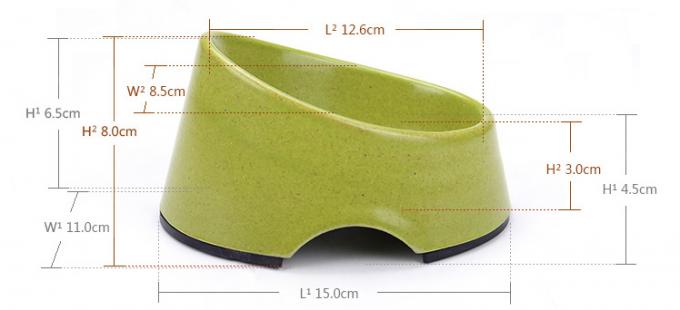 最安値 バンブー ネコ&犬 ペット 飼料 ボウル 4