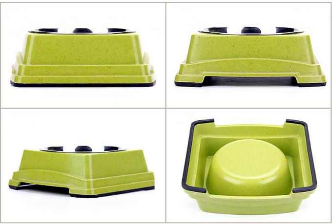 高品質 卸売 熱売り 竹 ステンレス 犬 幼犬 飼料 ボウル 5