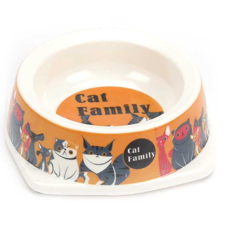猫のためのアンチアリ ペットボウル 丸いプラスチック 水 食品 給食器 食器 給水器