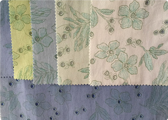 人気コットン ジャックアード オープスリー 織物 高級アパレル 織物 1128