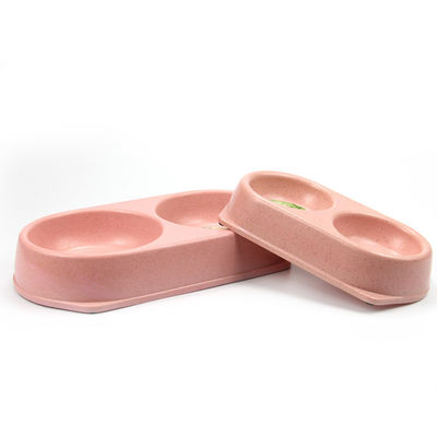 プロフェッショナルで作られた カラフルな魅力的な竹ペットフィッダーボウル