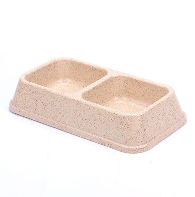 ダブルとカラーフル バンブースブライマーション 大型または大型 犬ペットフード&ウォーターボウル