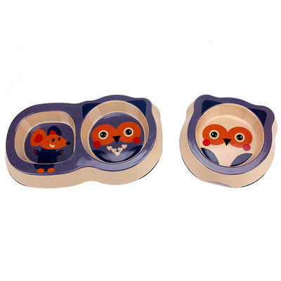 可愛くていい外見 バンブー ペット 猫&ドッグ 飼料鉢